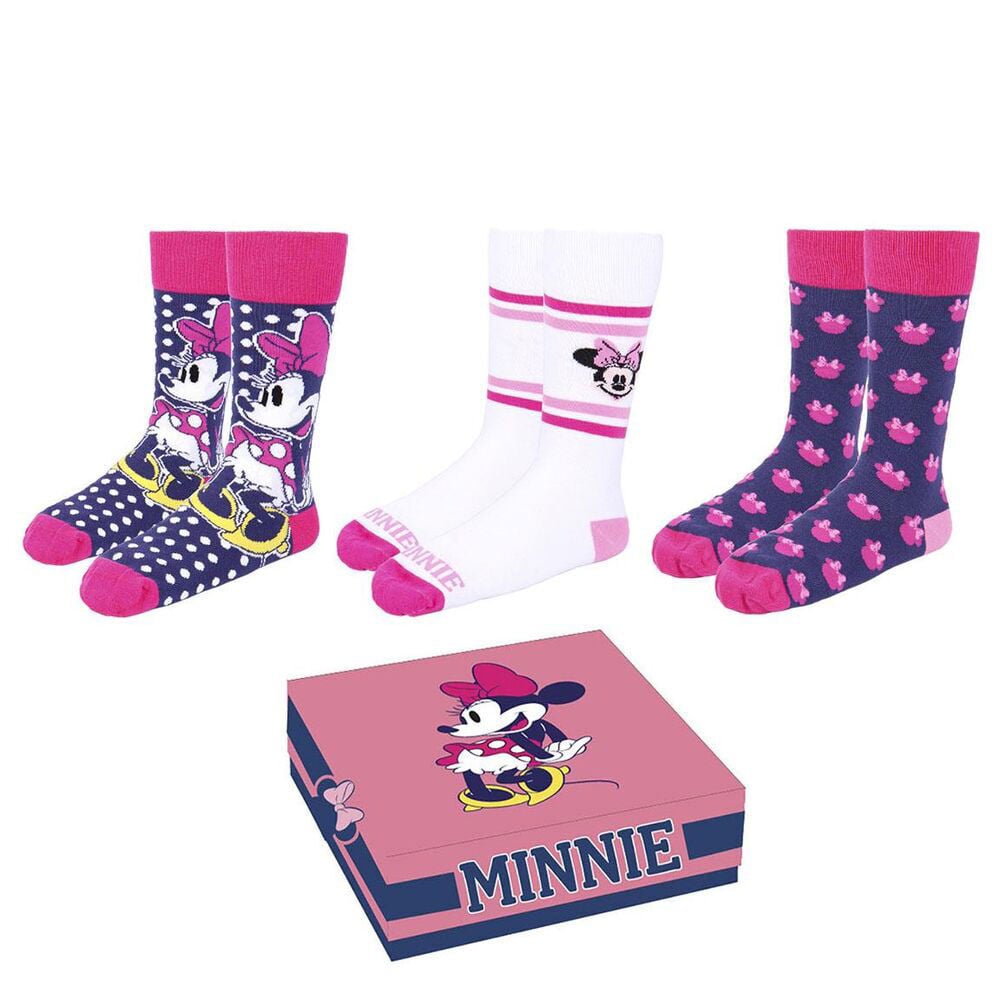 Set 3 calcetines Minnie Disney CERDÁ