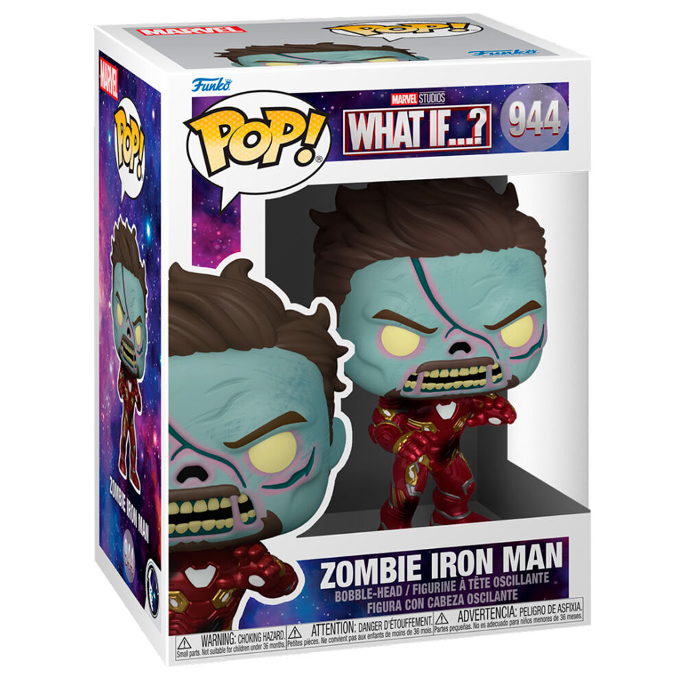 Figura POP Marvel What If Zombie Iron Man FUNKO
