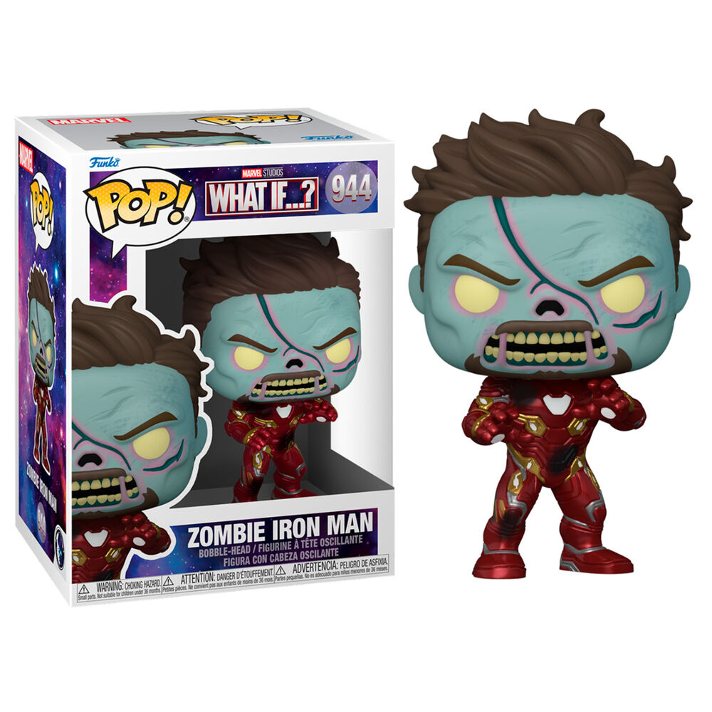 Figura POP Marvel What If Zombie Iron Man FUNKO