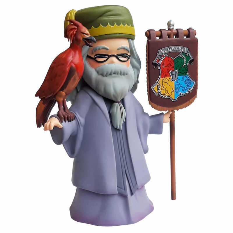 Figura Dumbledore y Fumseck Harry Potter 15cm PLASTOY