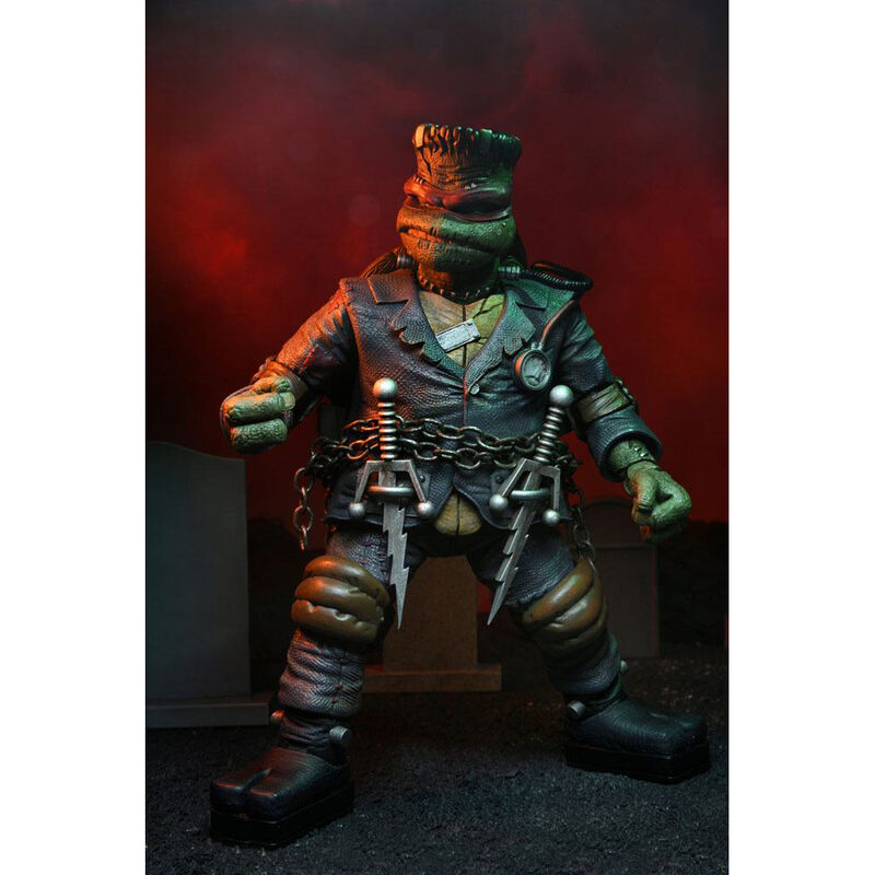 Figura Action Ultimate Raphael As Frankenstein Monster Tortugas Ninja 18cm NECA