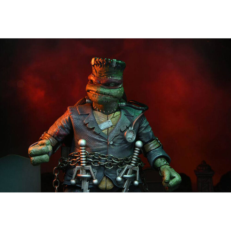 Figura Action Ultimate Raphael As Frankenstein Monster Tortugas Ninja 18cm NECA