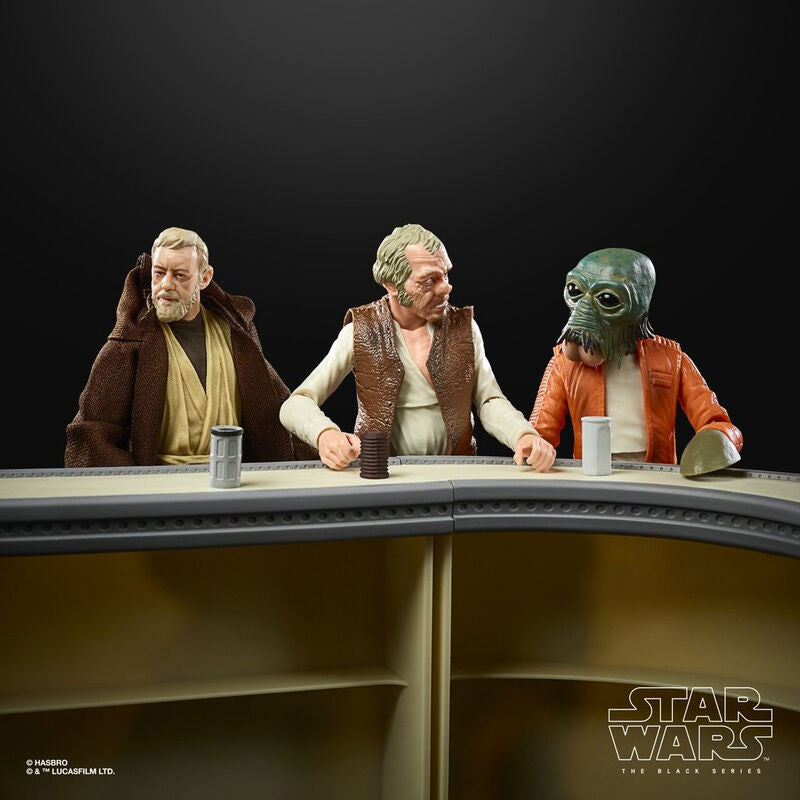 Set figuras The Power Of The Force Cantina Showdown Black Series Star Wars 15cm HASBRO