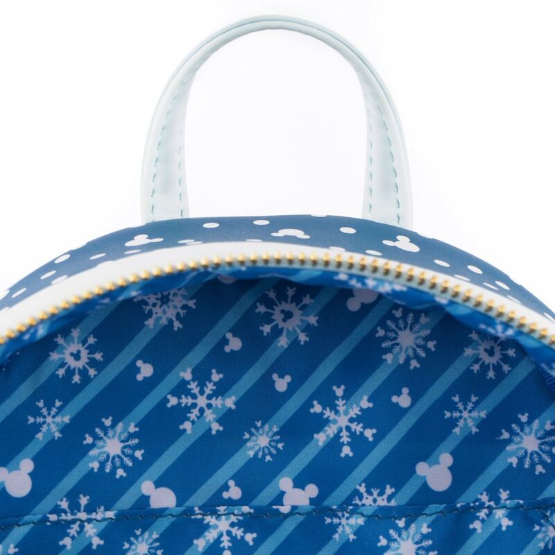 Mochila Mickey Minnie Snowman Disney Loungefly 26cm LOUNGEFLY