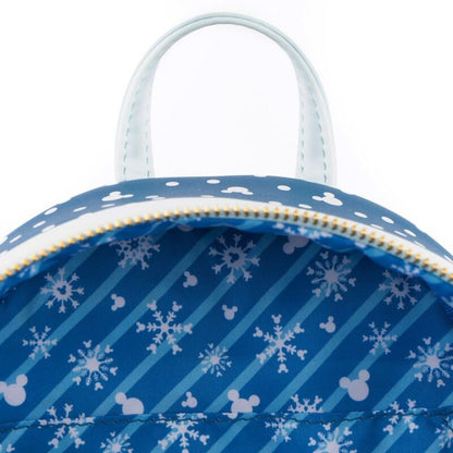 Mochila Mickey Minnie Snowman Disney Loungefly 26cm LOUNGEFLY