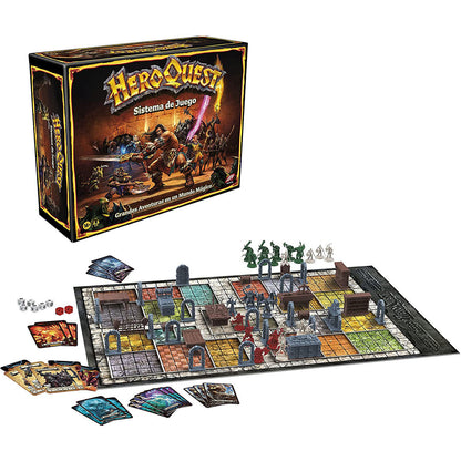 Juego de Mesa HeroQuest Aventuras en Mazmorras Avalon Hill español HASBRO