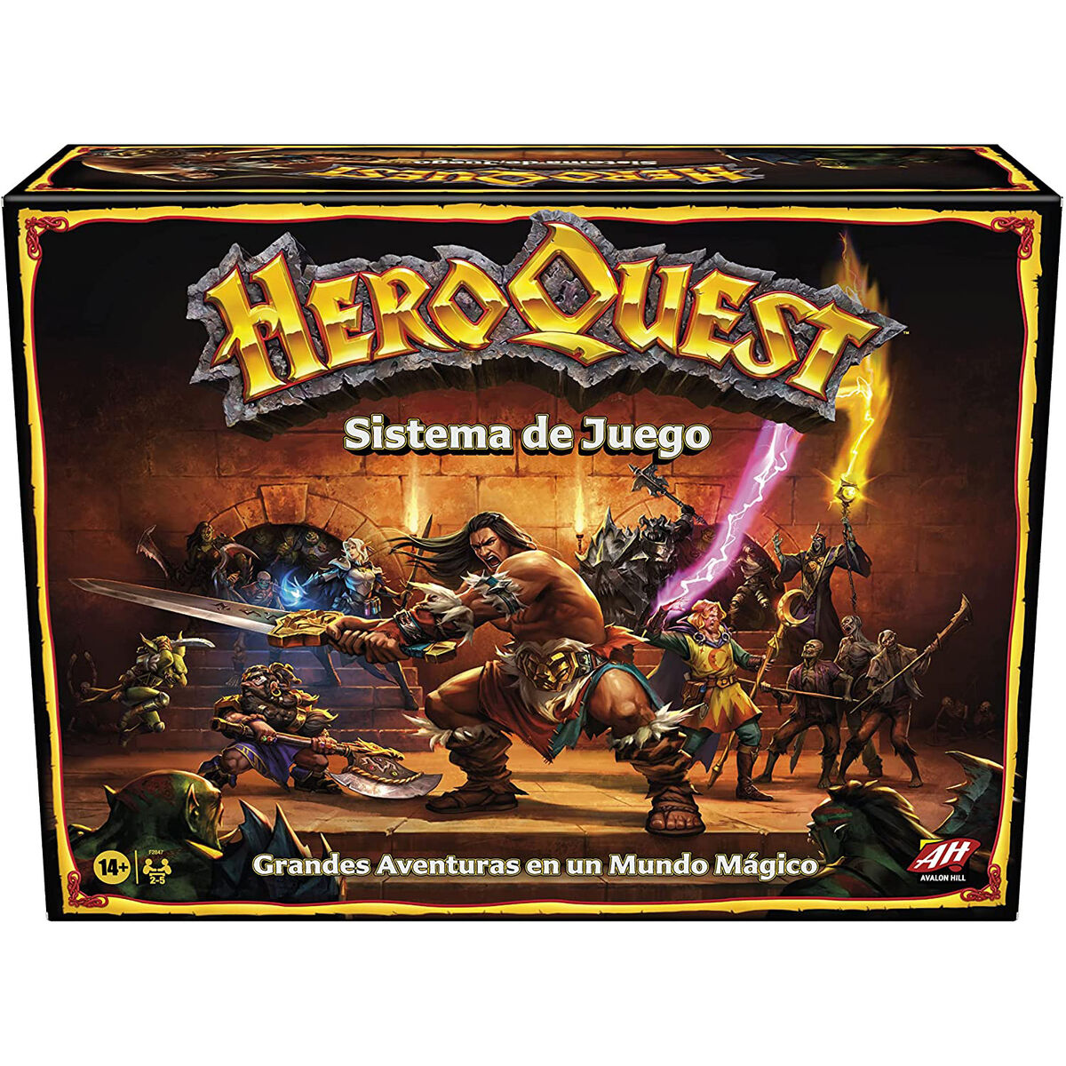 Juego de Mesa HeroQuest Aventuras en Mazmorras Avalon Hill español HASBRO