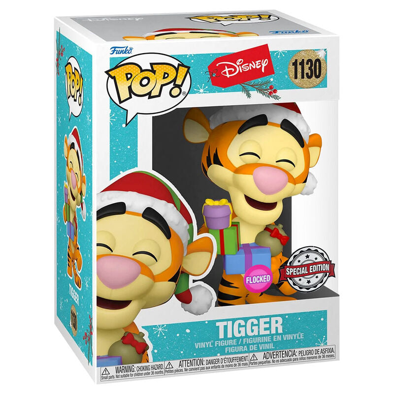Figura POP Disney Holiday Tigger Flocked Exclusive FUNKO