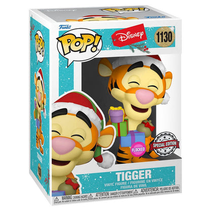 Figura POP Disney Holiday Tigger Flocked Exclusive FUNKO