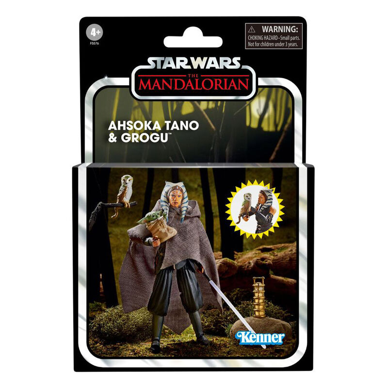 Figura Ahsoka Tano and Grogu Vintage Collection Star Wars 10cm HASBRO