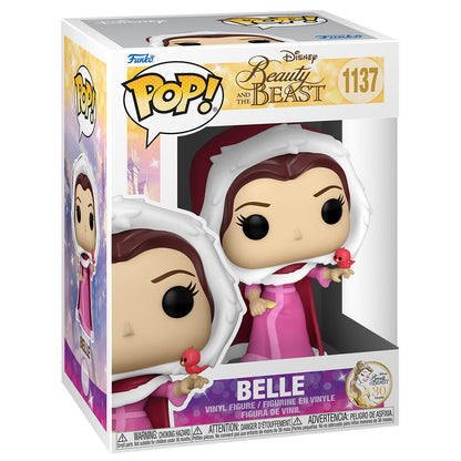 Figura POP Disney La Bella y la Bestia Winter Belle FUNKO