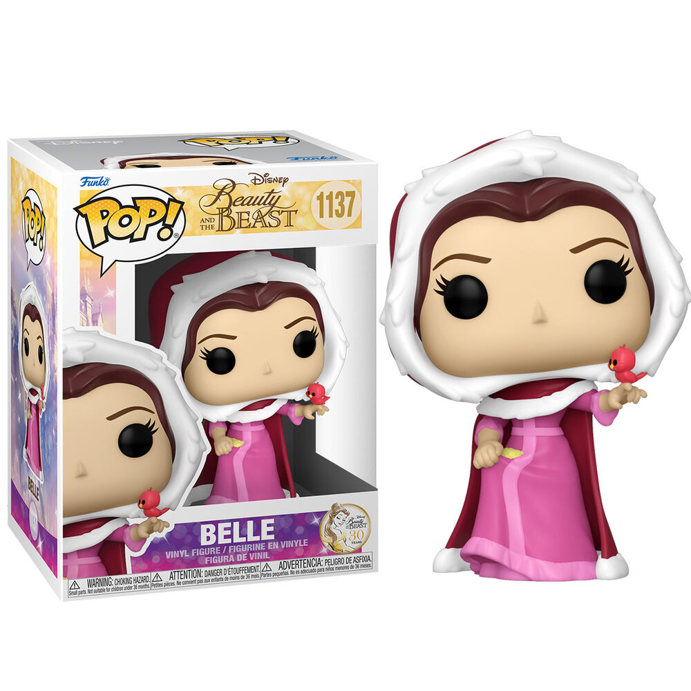 Figura POP Disney La Bella y la Bestia Winter Belle FUNKO