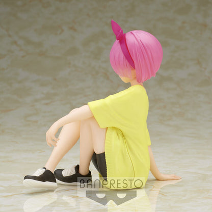Figura Ram Training Syle Relax Time Re:Zero Starting Life in Another World 14cm BANPRESTO