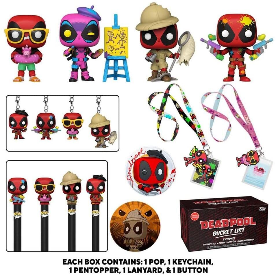 Kit Mistery Box Marvel Deadpool FUNKO