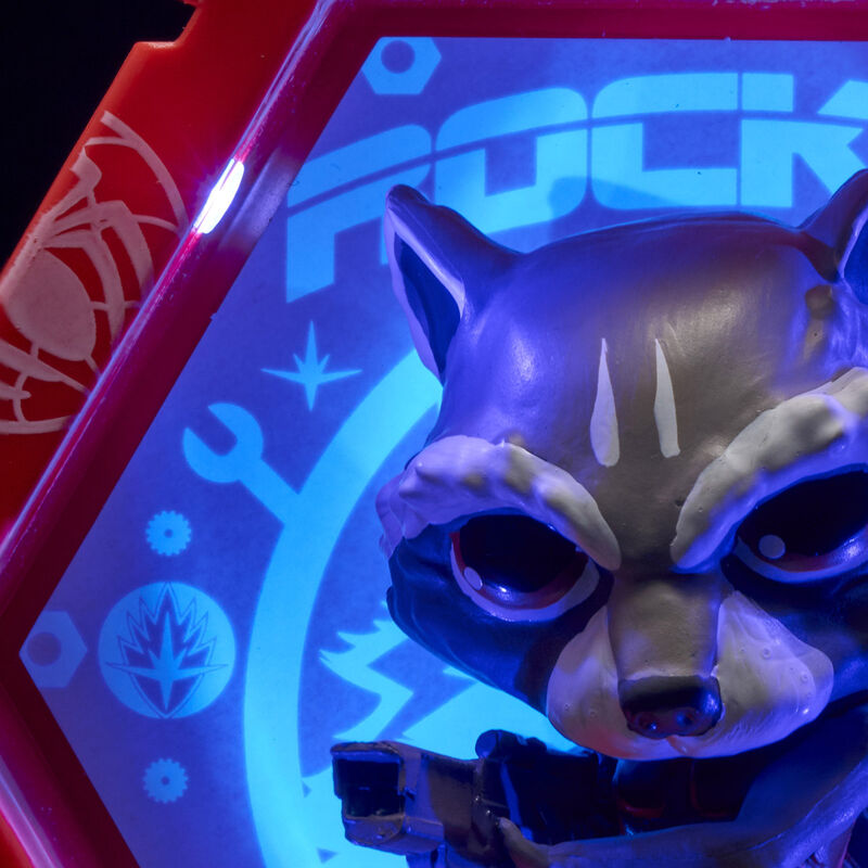Figura led WOW! POD Rocket Raccoon Marvel WOW STUFF - WOW PODS