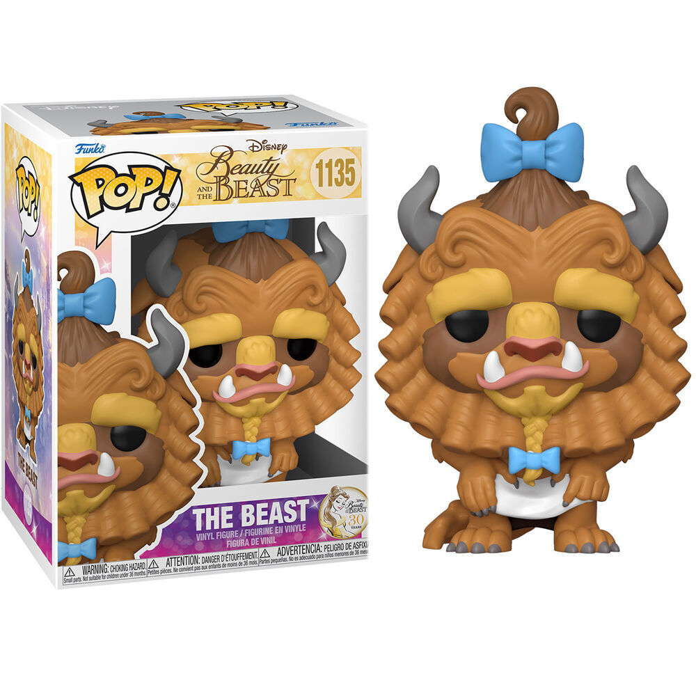 Figura POP Disney La Bella y la Bestia Beast with Curls FUNKO