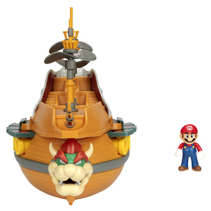 Playset Deluxe Aeronave Bowser Super Mario Nintendo JAKKS PACIFIC