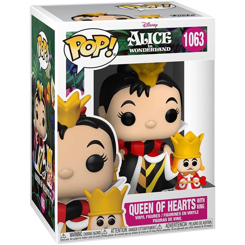 Figura POP Disney Alicia en el Pais de las Maravillas Queen with King FUNKO