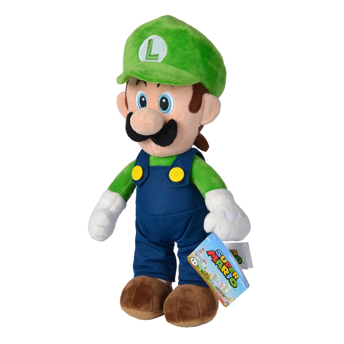 Peluche Luigi Super Mario Bros 30cm NINTENDO