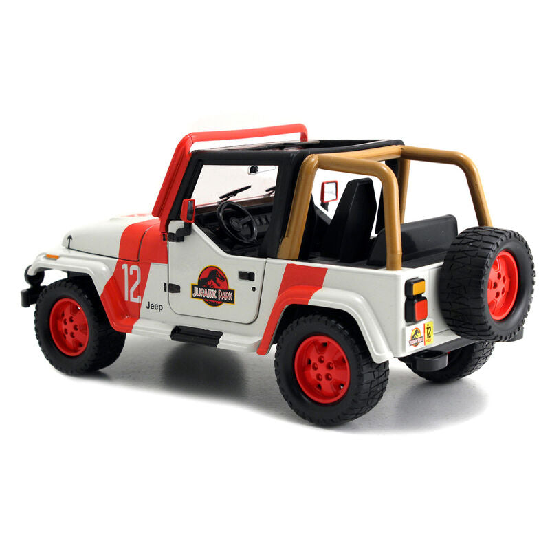 Coche Jeep Wrangler Jurassic Park 1/24 JADA TOYS