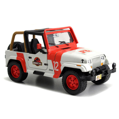 Coche Jeep Wrangler Jurassic Park 1/24 JADA TOYS