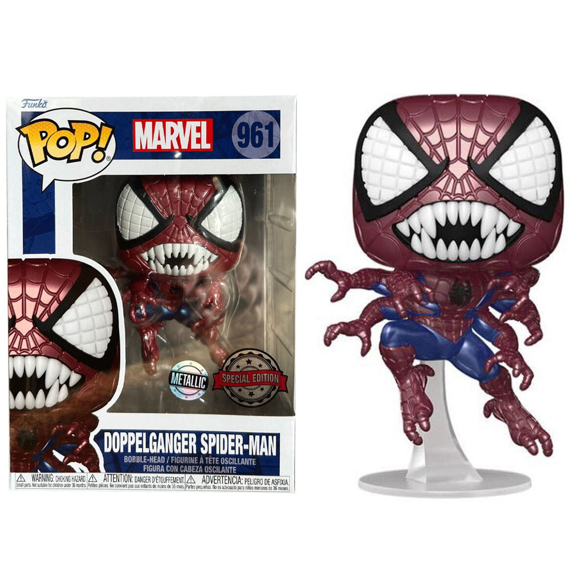 Figura POP Marvel Doppelganger Spiderman Exclusive FUNKO
