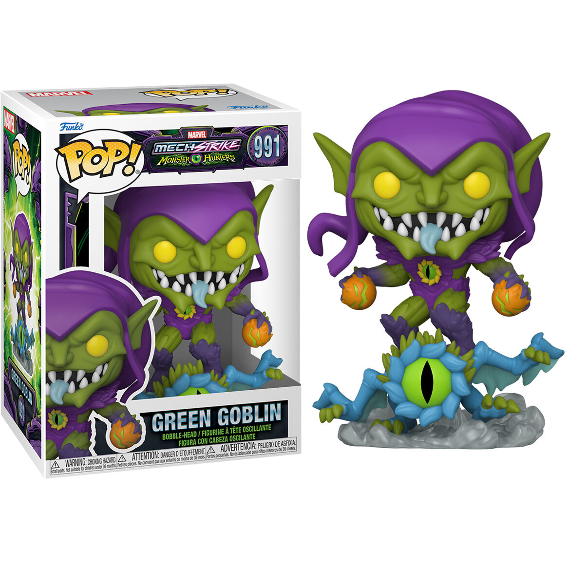 Figura POP Marvel Monster Hunters Green Goblin FUNKO