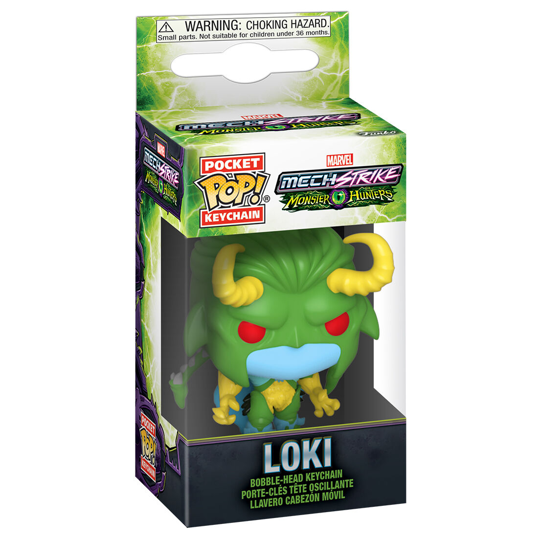 Llavero Pocket POP Marvel Monster Hunters Loki FUNKO