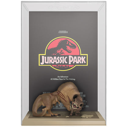 Figura POP Movie Poster Jurassic Park Tyrannosaurus Rex and Velociraptor FUNKO