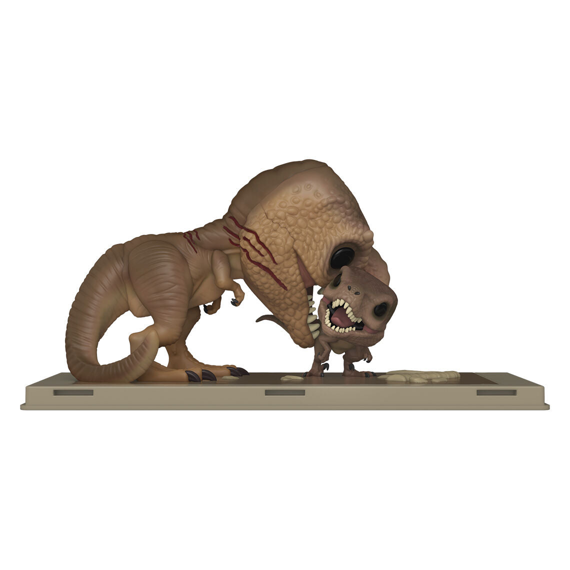 Figura POP Movie Poster Jurassic Park Tyrannosaurus Rex and Velociraptor FUNKO