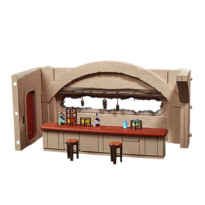 Escenario Nevarro Cantina + figura Imperial Death Trooper Mandalorian Star Wars HASBRO