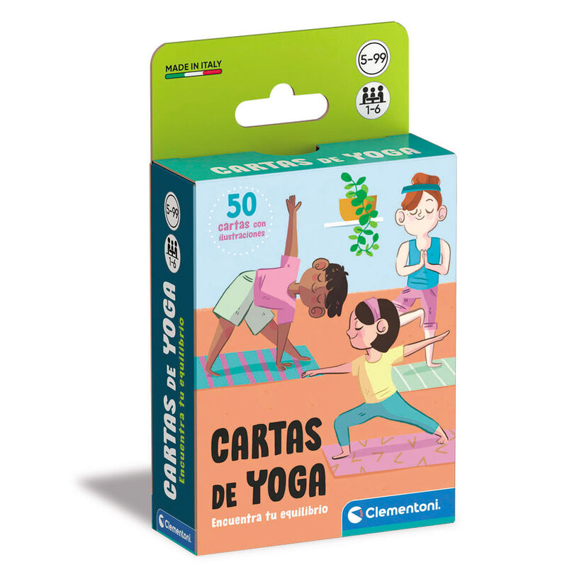Juego cartas de yoga CLEMENTONI