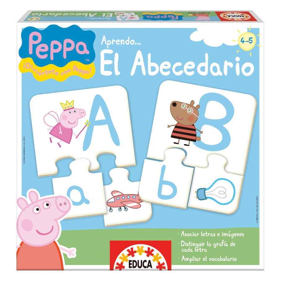 Juego Aprendo el Abecedario Peppa Pig EDUCA BORRAS