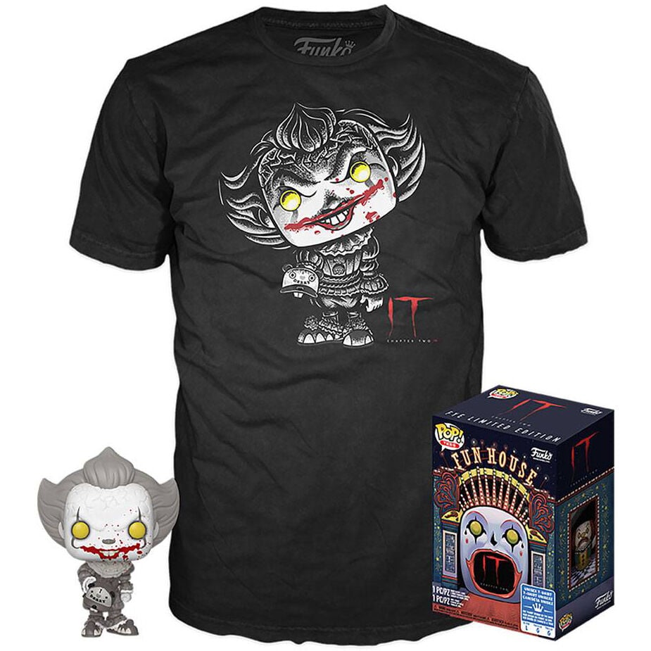 Set figura POP & Tee IT 2 Pennywise Exclusive M FUNKO