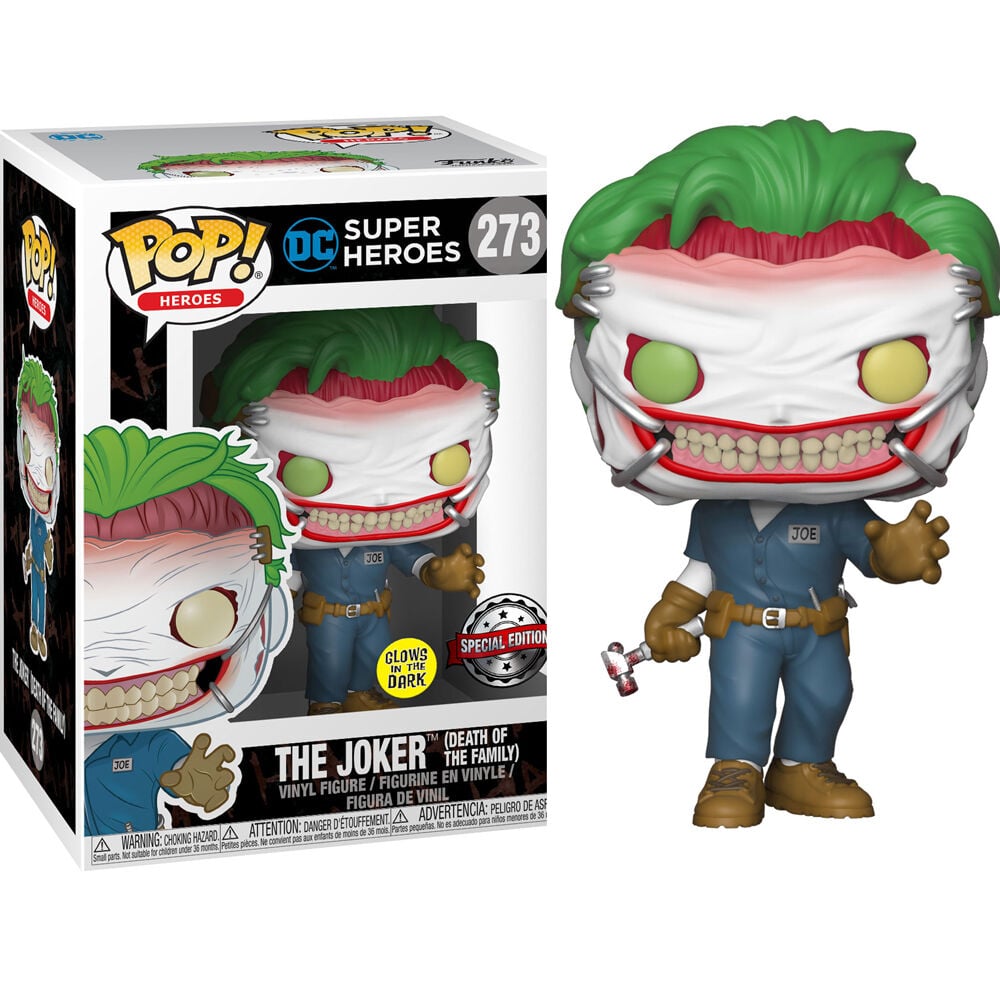 Set figura POP & Tee DC Comics The Joker Exclusive M FUNKO