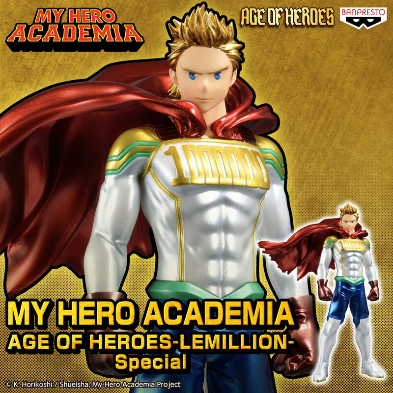 Figura Lemillion Special Age of Heroes My Hero Academia 18cm BANPRESTO