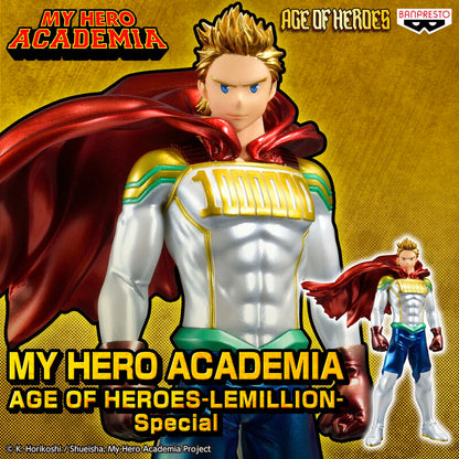 Figura Lemillion Special Age of Heroes My Hero Academia 18cm BANPRESTO