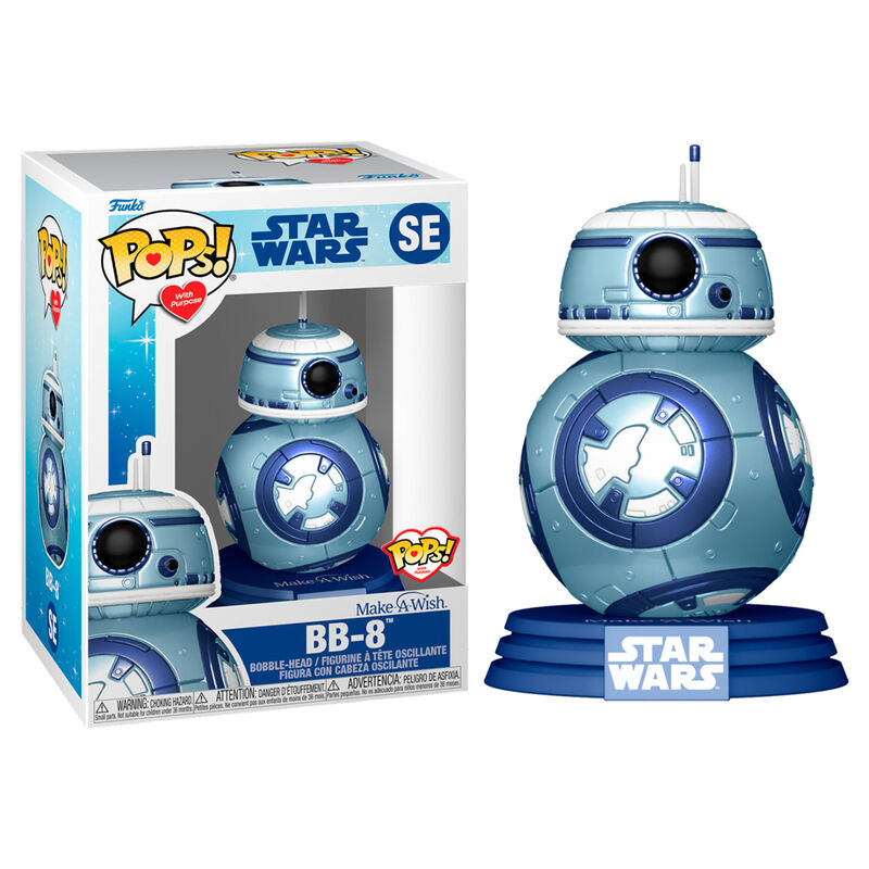 Figura POP Star Wars Make a Wish BB-8 Metallic FUNKO