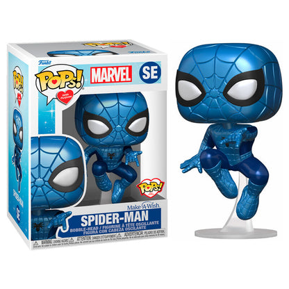 Figura POP Marvel Make a Wish Spiderman Metallic FUNKO