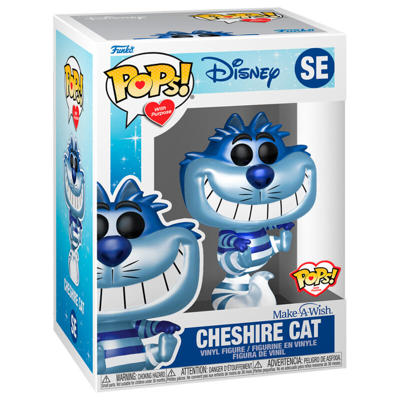 Figura POP Disney Make a Wish Cheshire Cat Metallic FUNKO