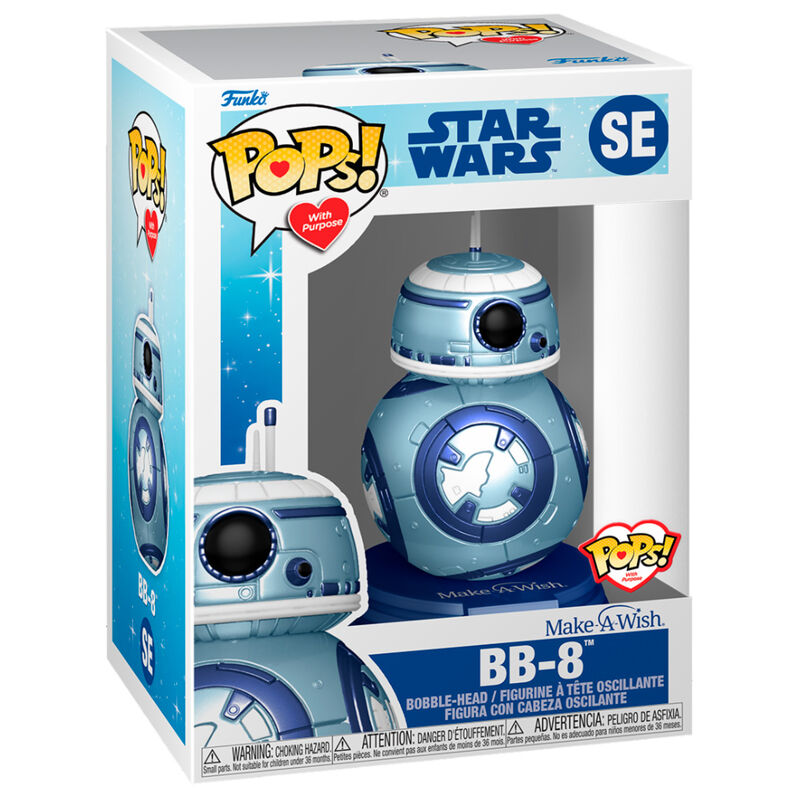 Figura POP Star Wars Make a Wish BB-8 Metallic FUNKO