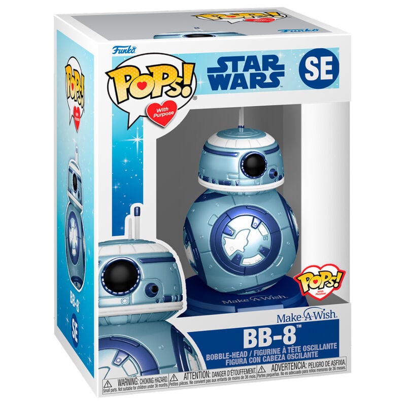 Figura POP Star Wars Make a Wish BB-8 Metallic FUNKO