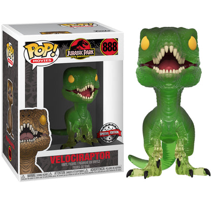 Set figura POP & Tee Jurassic Park Velociraptor Exclusive M FUNKO