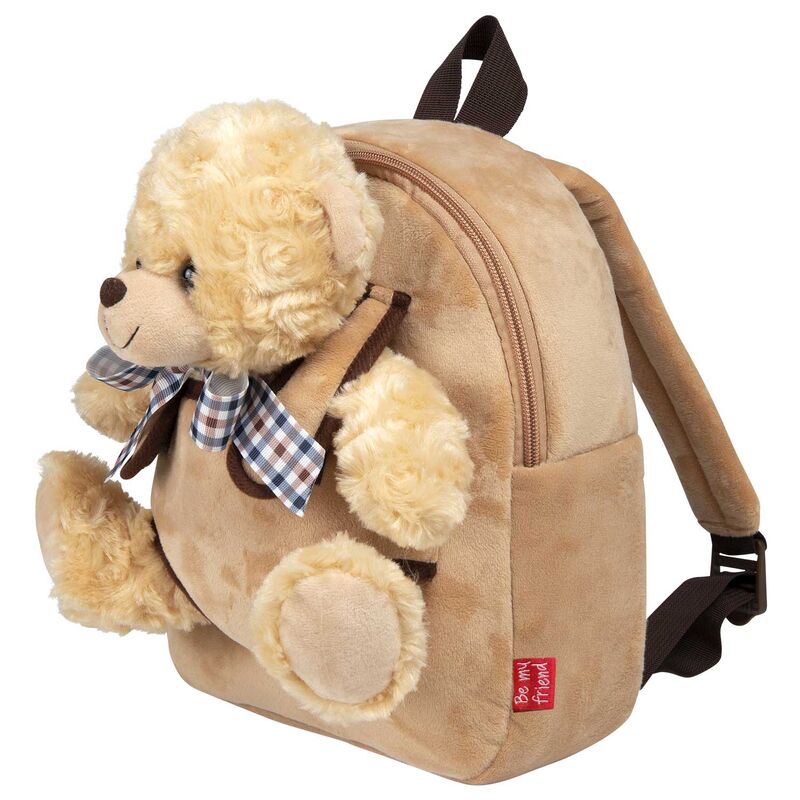 Mochila + peluche Oso Belly 26cm PERLETTI