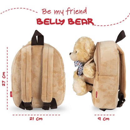 Mochila + peluche Oso Belly 26cm PERLETTI