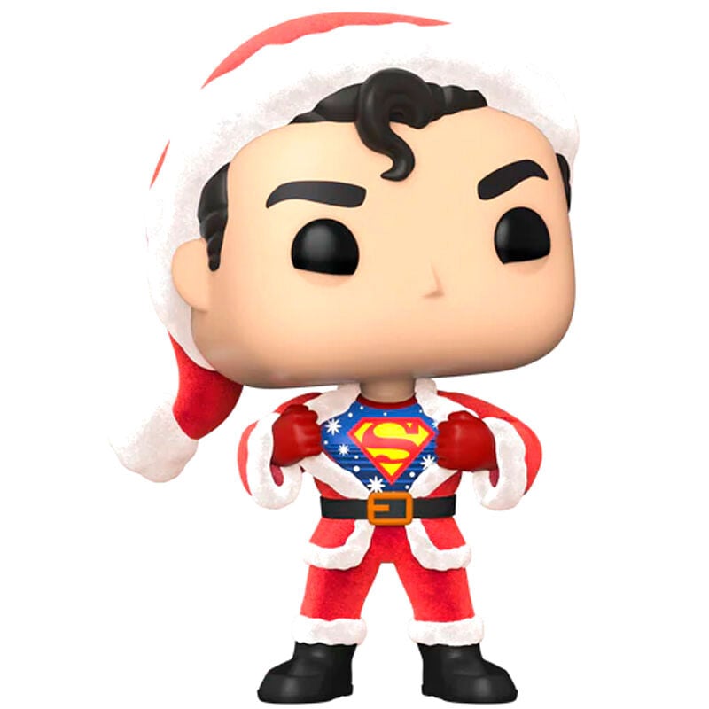 Set figura POP & Tee DC Comics Superman Exclusive Flocked FUNKO