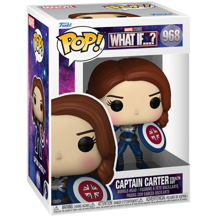 Figura POP Marvel What If Captain Carter Stealth FUNKO
