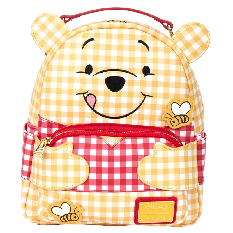 Mochila Gingham Winnie the Pooh Disney Loungefly 25cm LOUNGEFLY