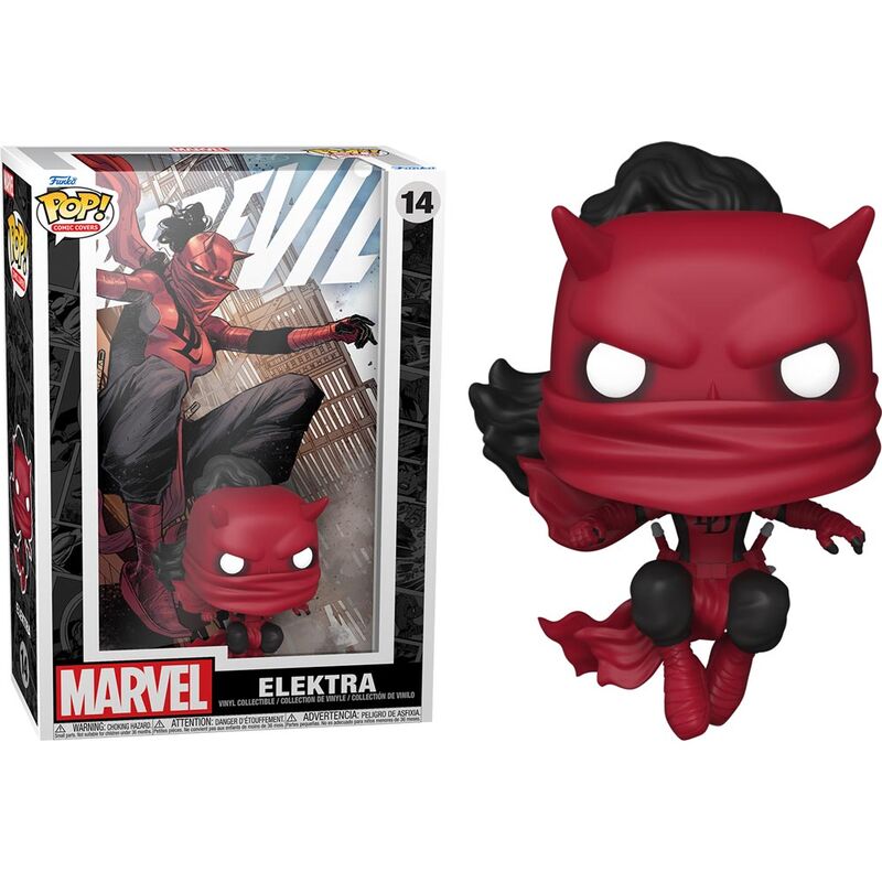 Figura POP Comic Cover Marvel Daredevil Elektra FUNKO
