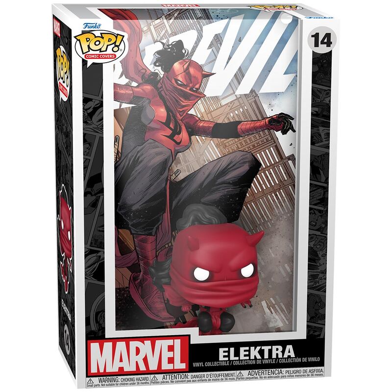 Figura POP Comic Cover Marvel Daredevil Elektra FUNKO